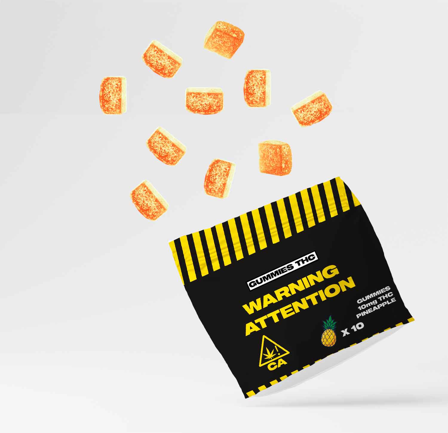 GUMMIES THC ANNANAS 10mg