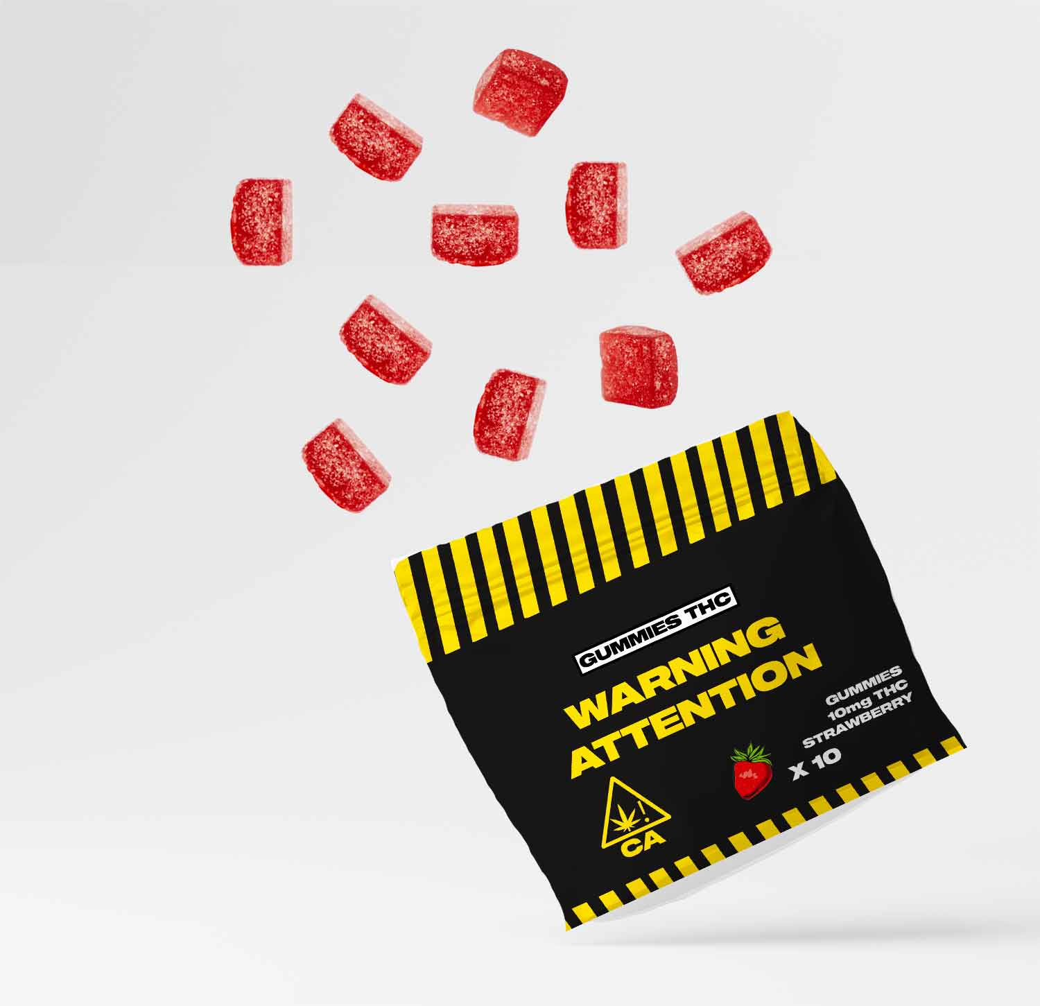 GUMMIES THC FRAISE 10mg