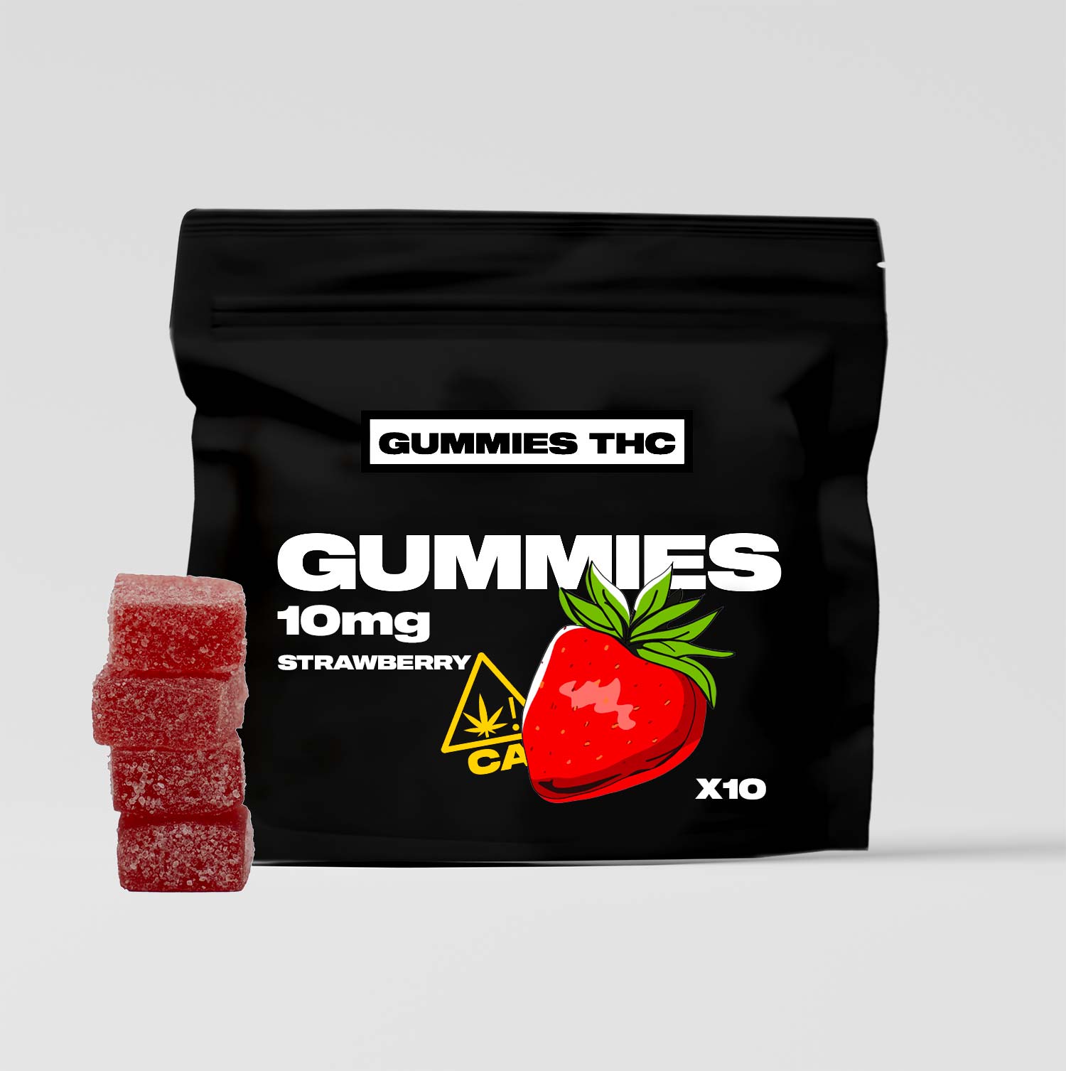 🎁 GUMMIES THC FRAISE 10mg (100% off)